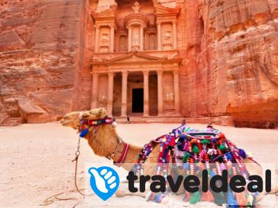 8-daagse rondreis door Jordanië incl. vlucht, privé-chauffeur, ontbijt en leuke extras