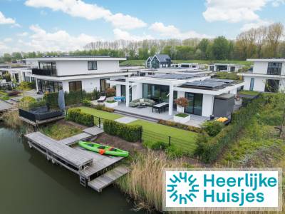 4 persoons vakantiehuis met kano en privé aanlegsteiger op vakantiepark Harderwold