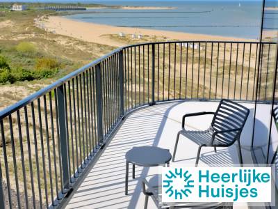 Ruim 6-persoons appartement met uitzicht over de Noordzee in Breskens, Zeeland