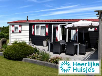 Ruim chalet voor 6 personen, dichtbij strand en natuur