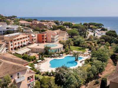 Premium residentie Les Calanques des Issambres 4 personen - 1 slaaphoek - Terras of balkon