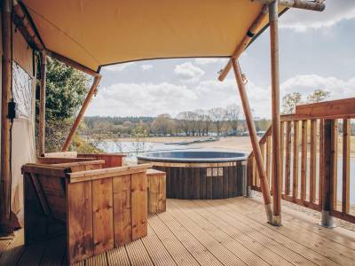 Glamfield Lodge Premium met hottub | 6 Pers.