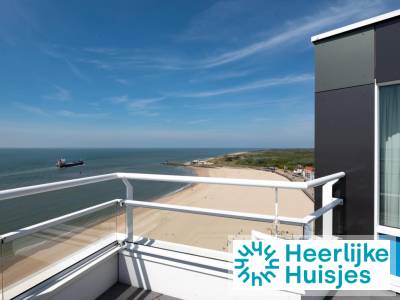 Prachtig 6-persoons Penthouse met zeezicht in Vlissingen.