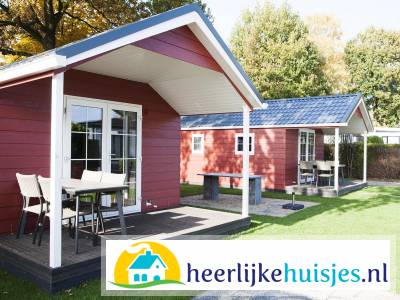 Knus 4 persoons chalets op een vakantiepark op de Veluwe