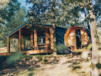 Hill Top Scandi met Sauna | 4 pers.