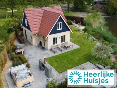 Heerlijk 8 persoons vakantiehuis in Westerbork met sauna en buitenspa.