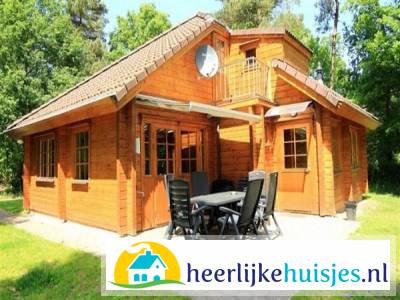 Finse bungalow met sauna in Gelderland voor 10 personen