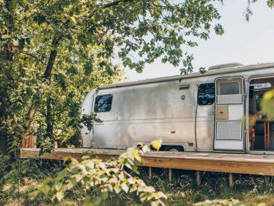 Airstream met hottub | 4 Pers.