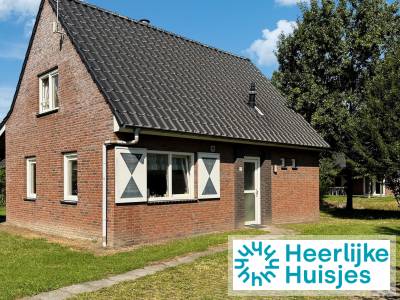 sfeervolle Bungalow met bubbelbad en sauna voor 6 personen op rustig park in West-Brabant