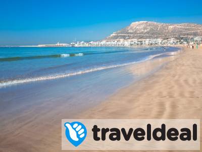 Zonvakantie aan het strand van Marokko incl. vlucht en optioneel ontbijt, halfpension of all inclusive