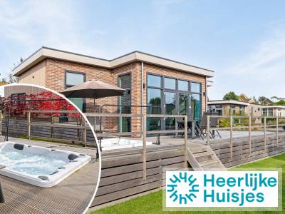 Modern 4 persoons vakantiehuis met bubbelbad op vakantiepark Résidence Valkenburg