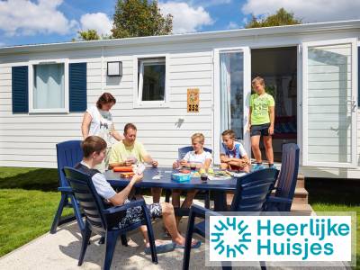 Mooi 6 persoons chalet op een camping in de Belgische Ardennen