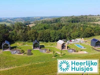 Knusse en romantische tweepersoonslodge met hottub en ligbad in Durbuy