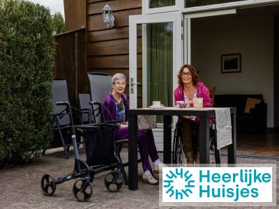 Comfortabel rolstoel appartement voor 2 personen op een rustige camping in Den Ham