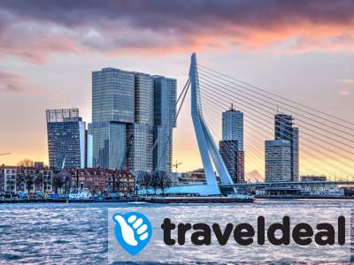 Geniet in een 4*-hotel in het hart van het bruisende Rotterdam  incl. ontbijt + NS treinretour