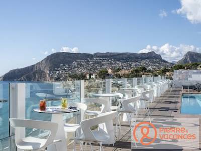 Hotel Bahía Calpe Vierpersoonskamer - Balkon - Uitzicht op zee - Ontbijt inbegrepen