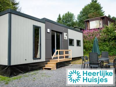 Knus 6 persoons chalet op panorama camping in het hart van de Ardennen
