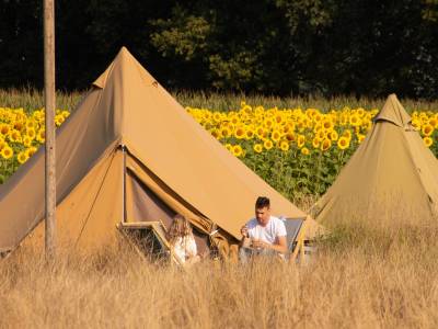 Pop-up glamping: Buurvrouws Belltentje | 2-4 pers.