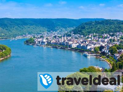 Geniet in een 4*-hotel in Boppard aan de oevers van de Rijn incl. ontbijt en toegang tot Kasteel Boppard!