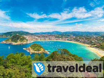 4*-Stedentrip naar San Sebastián op loopafstand van het strand incl. vlucht en ontbijt