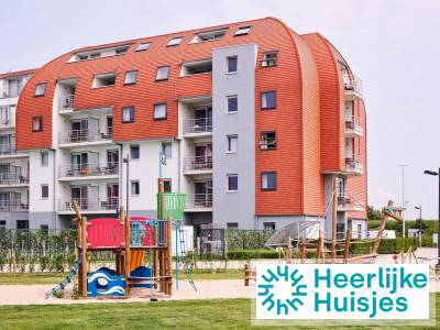 Rolstoelvriendelijk 4 persoons appartement, aan de haven van Zeebrugge, vlakbij strand