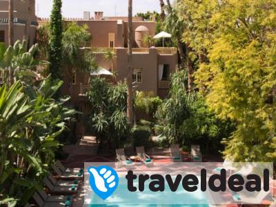 Ontdek Marrakech vanuit een sfeervol hotel in het  historische centrum incl. vlucht en ontbijt of halfpension