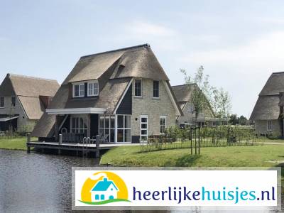 Luxe 8 persoons villa aan het Tjeukemeer in Friesland