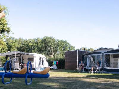 Kampeerplaats met prive sanitair