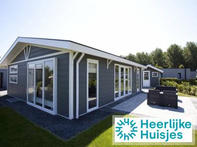 4 persoons chalet op vakantiepark Buitenhuizen nabij Haarlem en Amsterdam.