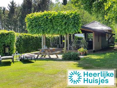 Luxe 2 persoons vakantiehuis met buitenspa en prachtige veranda in Erica, Drenthe