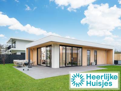 Gelijkvloers vakantiehuis voor 4 personen met twee badkamers op vakantiepark Harderwold