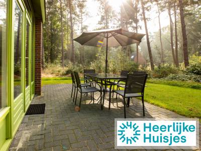 Comfortabele 6-persoons bungalow met massagedouche op bosrijk vakantiepark in Drenthe