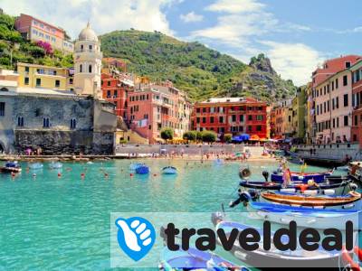 Ontdek de kleurrijke en pittoreske dorpen van Cinque Terre incl. ontbijt
