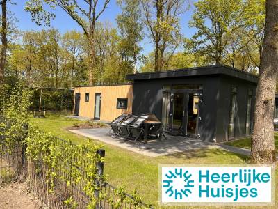 6 persoons vakantiehuis met een omheinde tuin op vakantiepark Drentheland in Zorgvlied