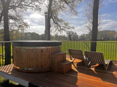 Privé sanitair deluxe extra met Hottub