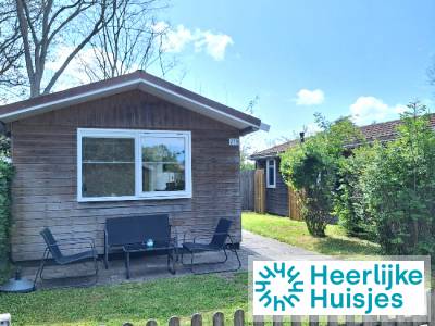 Knusse 4-persoons bungalow met omheinde tuin en chromecast op Park nabij Schoorl