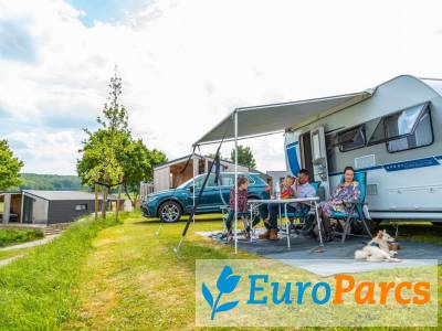 Kampeerplaats Comfort XL uitzicht