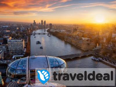 De ultieme Alles-in-1-Deal: LONDEN! 😱 | 4- of 5-daagse stedentrip naar Londen incl. vlucht, ontbijt, Londen Eye riviercruise, London Eye en de London Dungeon