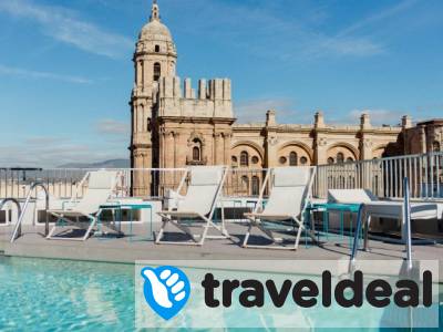 Luxe 4*-hotel in het hart van Málaga incl. vlucht