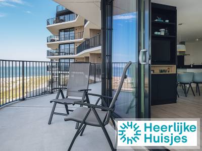 Comfortabel 6-persoons appartement met uitzicht over de zee, duinen en Westerschelde
