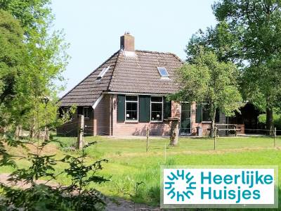 Rustig gelegen 6 persoons vakantiehuis omringd door weilanden in Zuidwolde, Drenthe