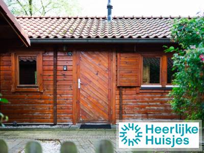 Charmant houten huisje voor 2-personen met omheinde tuin aan de rand van Epe op de Veluwe
