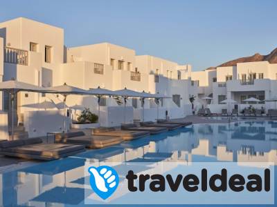 Geniet van een luxe 5* hotel op Santorini incl. vlucht, transfer en ontbijt of halfpension
