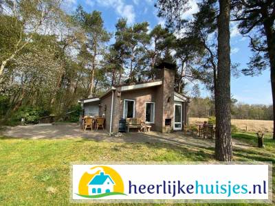 Sfeervolle 6 persoons bungalow met open haard in prachtig natuurgebied