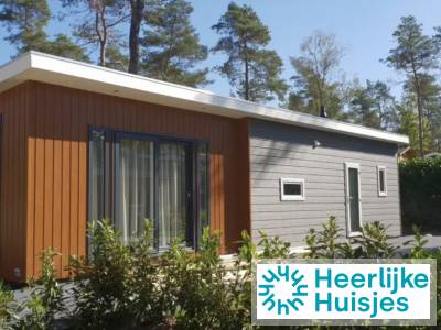 Gezellig 6-persoons chalet met veranda en trampoline op de Veluwe