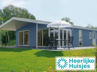 4 persoons chalet met overdekt terras op vakantiepark in Nijkerk