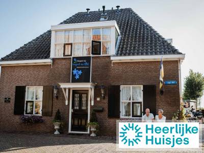 Authentiek 2-persoons appartement in Hollandse stijl met Vermeer en uitzicht op de haven