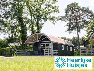 Knusse 6 persoons Lodge op de Zandstuve nabij Hardenberg.