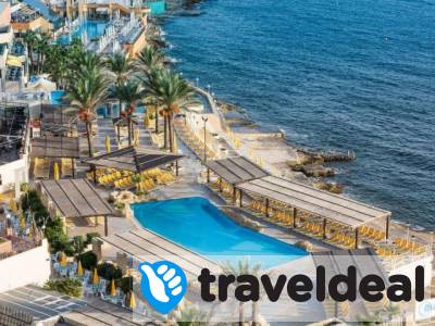 4*-hotel direct aan het strand in St. Pauls Bay op Malta incl. vlucht