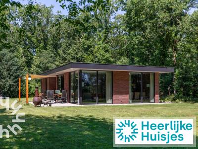 Luxe 6-persoons vakantiehuis met grote tuin in een bosrijke omgeving in Wateren, Drenthe